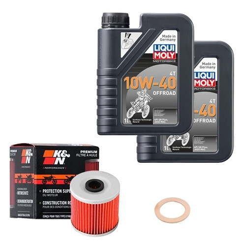 ölfilter set liqui moly - k&n,